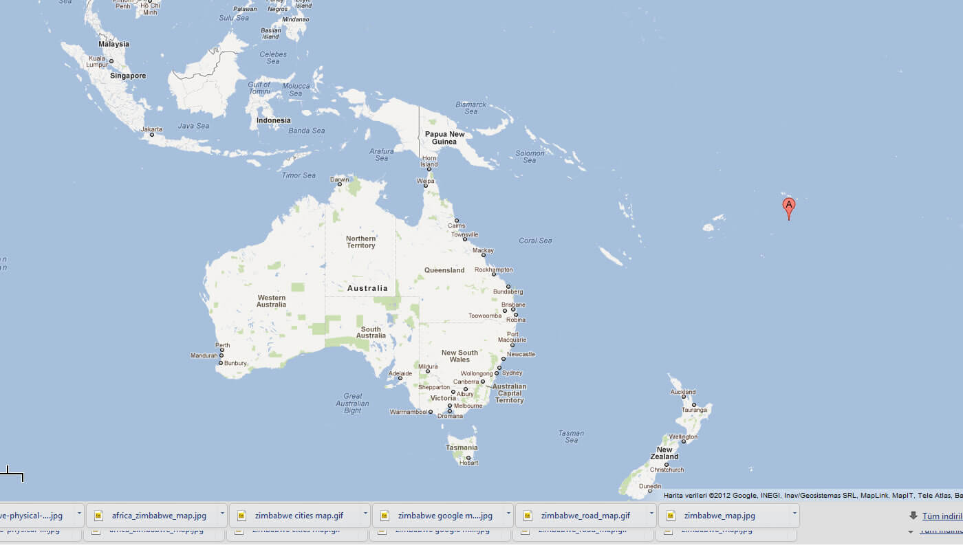 karte von niue australisch